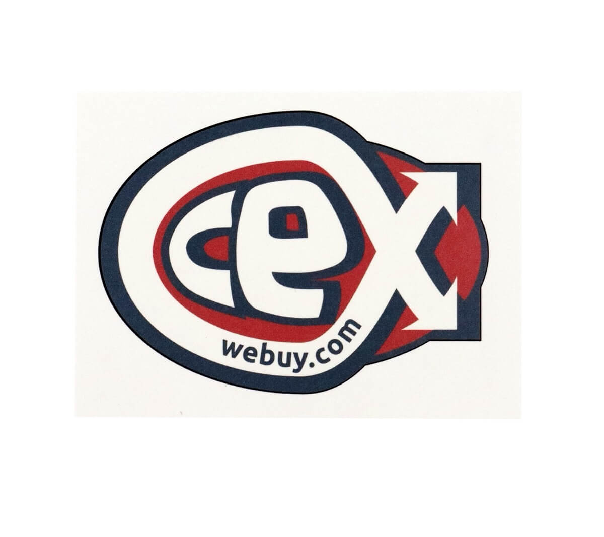 A temporary tattoo of the CEX logo