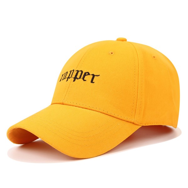 Yellow baseball cap with