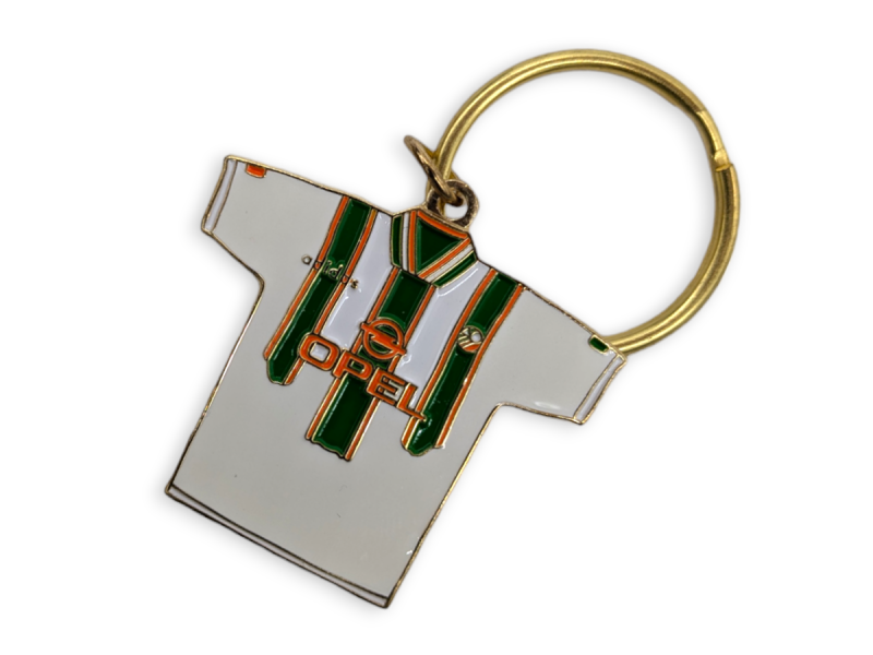 A football shirt keyring depicting the Republic of Ireland shirt of 1994.