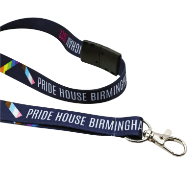 A Pride House lanyard