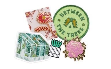 The competition between pins vs patches is strong with this collection of products that are both beautiful and thoughtfully made.