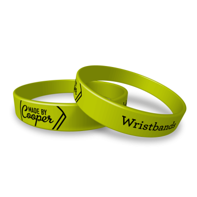 Debossed Wristbands for Charities, Awareness, & Events - Made by Cooper